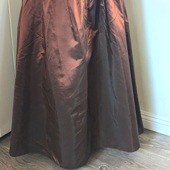 VTGa 70s 80s 11/12 Strapless Velvet Ball Gown Whimsigoth Fairycore Romantic - Picture 4 of 10